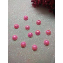 Полубусины-жемчуг(цв.розовый-перламутр) 10 мм, цена за 20 гр